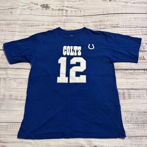 Andrew Luck #12 Indianapolis Colts NFL Team Apparel Shirt Men's Size XL‎ Tall